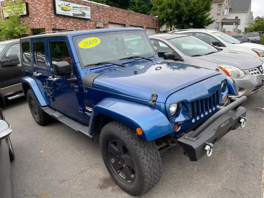 2009 Jeep Wrangler Unlimited 4WD 4dr Sahara, available for sale in New Britain, Connecticut | Central Auto Sales & Service. New Britain, Connecticut