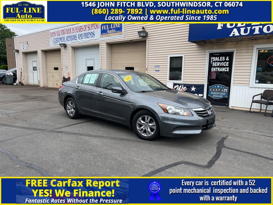2012 Honda Accord Sdn 4dr I4 Auto SE, available for sale in South Windsor , Connecticut | Ful-line Auto LLC. South Windsor , Connecticut