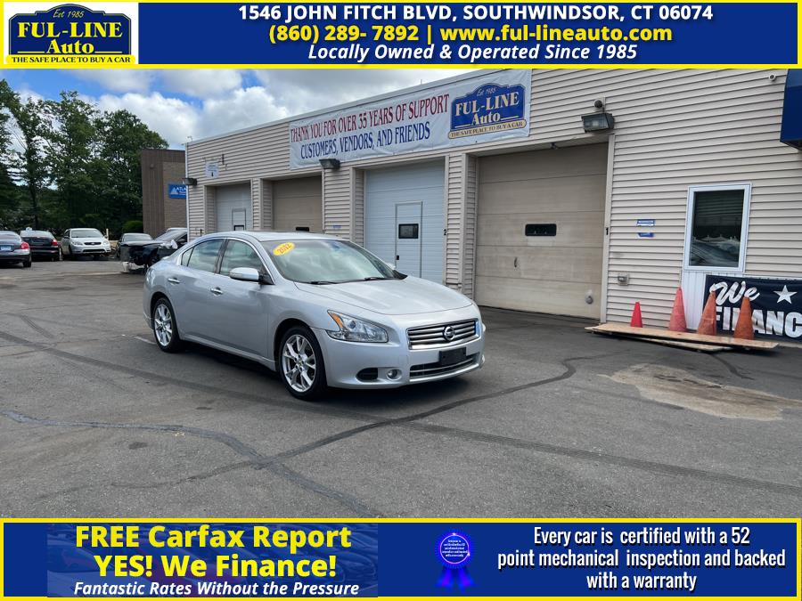 2012 Nissan Maxima 4dr Sdn V6 CVT 3.5 SV w/Premium Pkg, available for sale in South Windsor , Connecticut | Ful-line Auto LLC. South Windsor , Connecticut