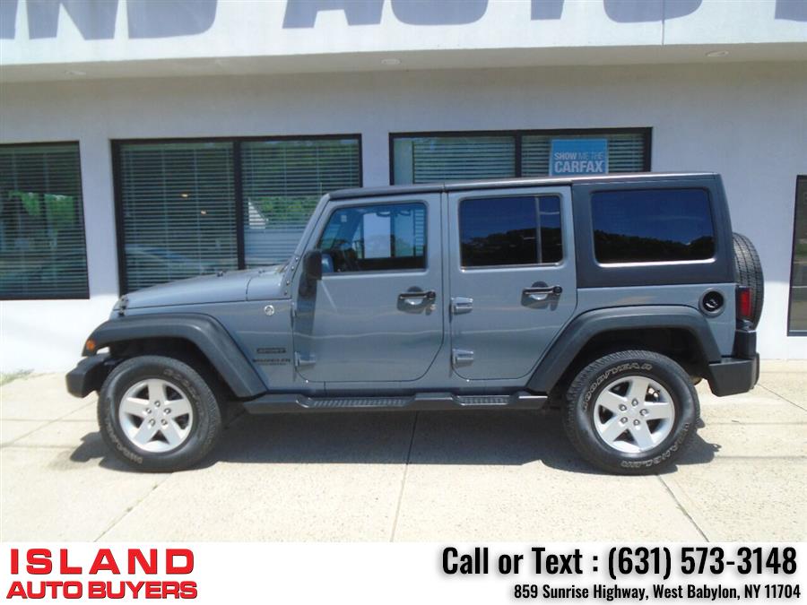 Used Jeep Wrangler Unlimited Sport 4x4 4dr SUV 2015 | Island Auto Buyers. West Babylon, New York Used Jeep Wrangler Unlimited Sport 4x4 4dr SUV 2015 | Island Auto Buyers. West Babylon, New York