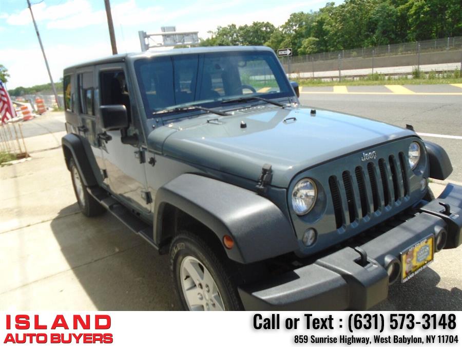 Used Jeep Wrangler Unlimited Sport 4x4 4dr SUV 2015 | Island Auto Buyers. West Babylon, New York Used Jeep Wrangler Unlimited Sport 4x4 4dr SUV 2015 | Island Auto Buyers. West Babylon, New York