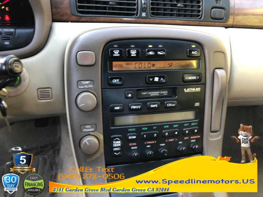 Used Lexus SC 400 2dr Coupe Auto 1995 | Speedline Motors. Garden Grove, California Used Lexus SC 400 2dr Coupe Auto 1995 | Speedline Motors. Garden Grove, California