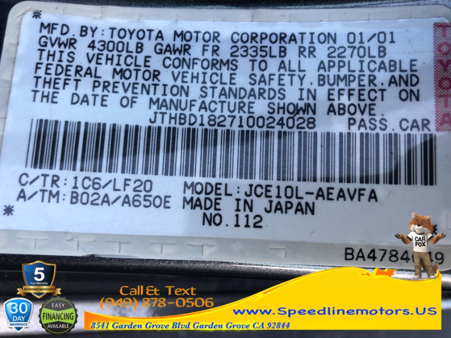 Used Lexus IS 300 4dr Sdn 2001 | Speedline Motors. Garden Grove, California Used Lexus IS 300 4dr Sdn 2001 | Speedline Motors. Garden Grove, California