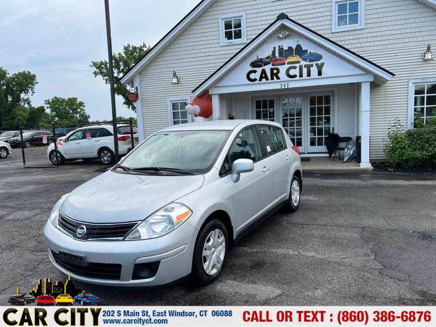 2011 Nissan Versa 5dr HB I4 Auto 1.8 S, available for sale in East Windsor, Connecticut | Car City LLC. East Windsor, Connecticut