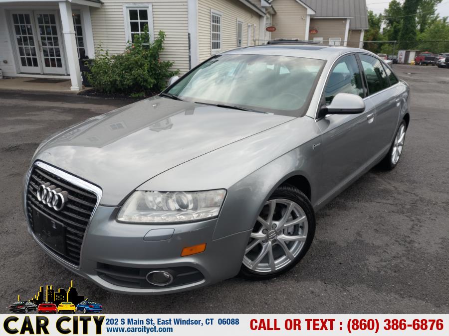 2011 Audi A6 4dr Sdn quattro 3.0T Premium Plus, available for sale in East Windsor, Connecticut | Car City LLC. East Windsor, Connecticut