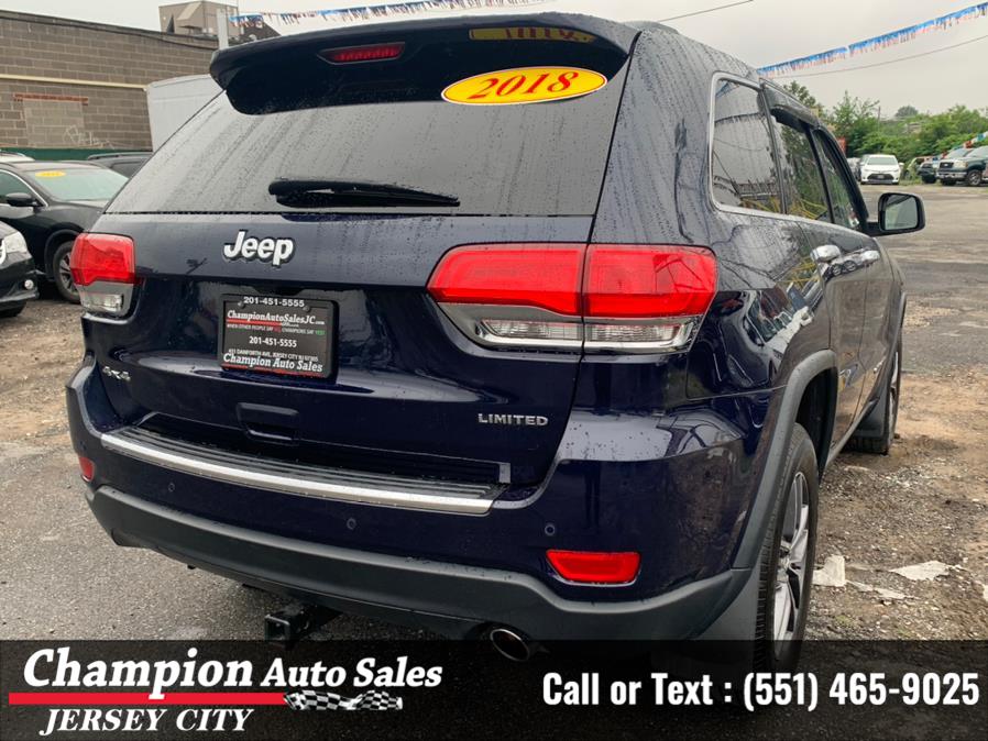 2018 Jeep Grand Cherokee Limited 4x4, available for sale in Jersey City, New Jersey | Champion Auto Sales. Jersey City, New Jersey 2018 Jeep Grand Cherokee Limited 4x4, available for sale in Jersey City, New Jersey | Champion Auto Sales. Jersey City, New Jersey