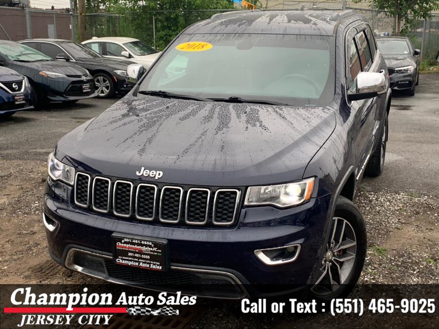2018 Jeep Grand Cherokee Limited 4x4, available for sale in Jersey City, New Jersey | Champion Auto Sales. Jersey City, New Jersey 2018 Jeep Grand Cherokee Limited 4x4, available for sale in Jersey City, New Jersey | Champion Auto Sales. Jersey City, New Jersey