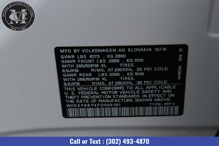 Used Volkswagen Touareg 4dr V6 Lux 2015 | Morsi Automotive Corp. New Castle, Delaware Used Volkswagen Touareg 4dr V6 Lux 2015 | Morsi Automotive Corp. New Castle, Delaware