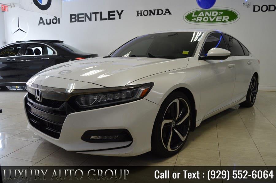 2018 Honda Accord Sedan Sport 1.5T CVT, available for sale in Bronx, New York | Luxury Auto Group. Bronx, New York 2018 Honda Accord Sedan Sport 1.5T CVT, available for sale in Bronx, New York | Luxury Auto Group. Bronx, New York
