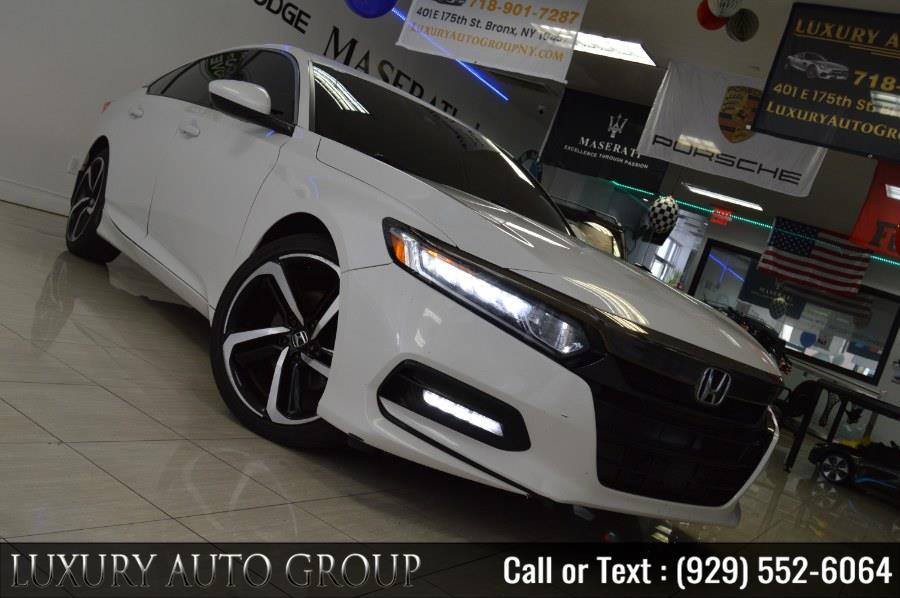 2018 Honda Accord Sedan Sport 1.5T CVT, available for sale in Bronx, New York | Luxury Auto Group. Bronx, New York