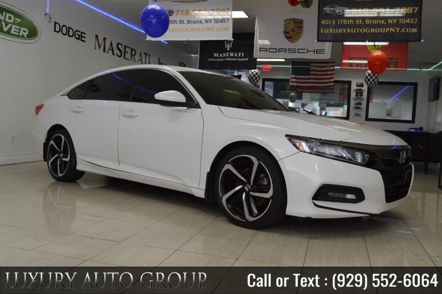 2018 Honda Accord Sedan Sport 1.5T CVT, available for sale in Bronx, New York | Luxury Auto Group. Bronx, New York 2018 Honda Accord Sedan Sport 1.5T CVT, available for sale in Bronx, New York | Luxury Auto Group. Bronx, New York