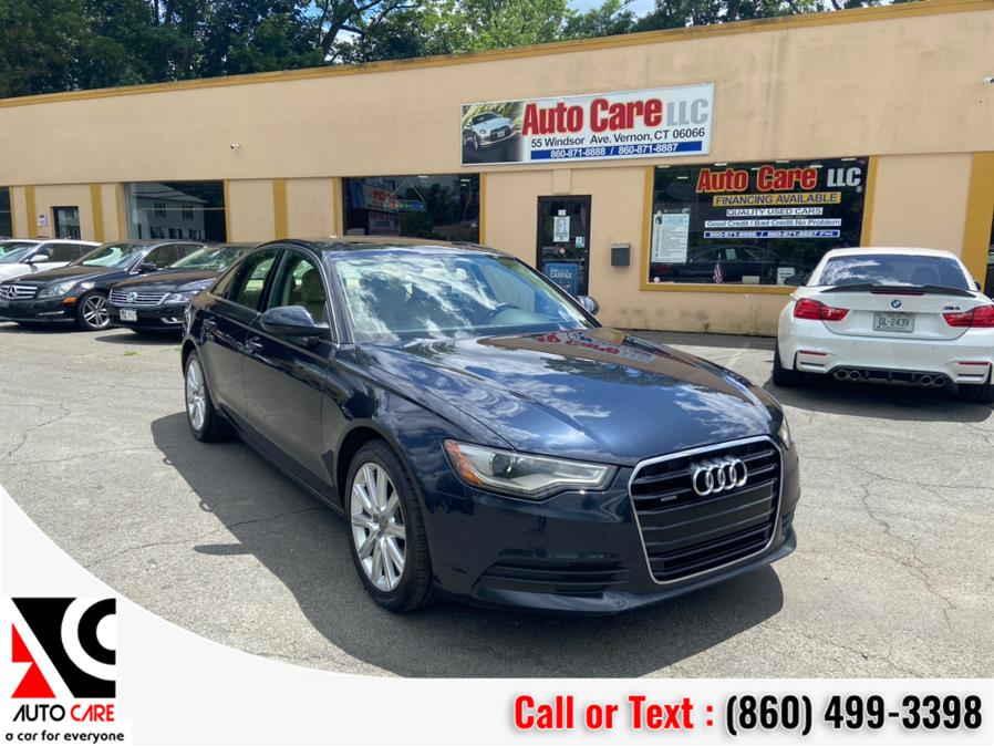 2013 Audi A6 4dr Sdn quattro 2.0T Premium Plus, available for sale in Vernon , Connecticut | Auto Care Motors. Vernon , Connecticut