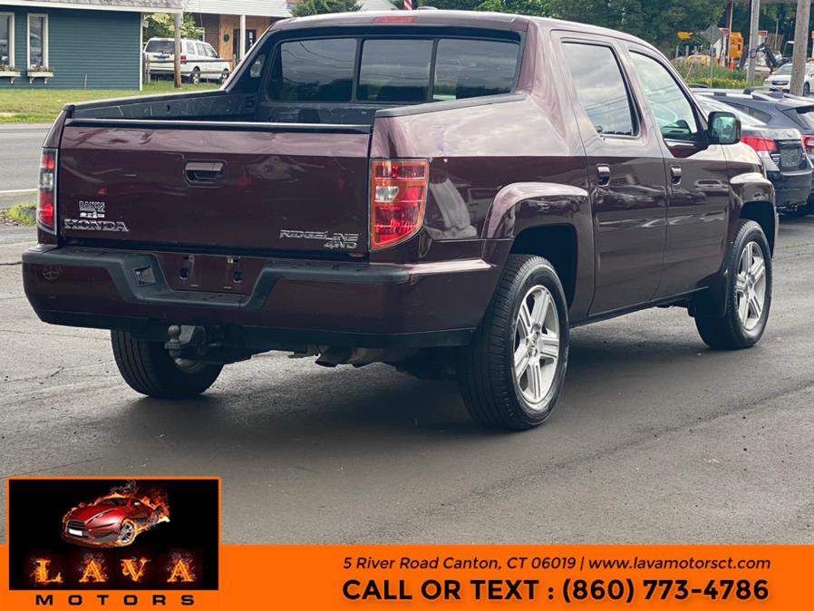 2013 Honda Ridgeline 4WD Crew Cab RTL, available for sale in Canton, Connecticut | Lava Motors. Canton, Connecticut 2013 Honda Ridgeline 4WD Crew Cab RTL, available for sale in Canton, Connecticut | Lava Motors. Canton, Connecticut