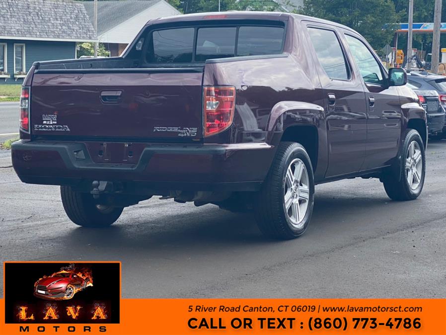 2013 Honda Ridgeline 4WD Crew Cab RTL, available for sale in Canton, Connecticut | Lava Motors. Canton, Connecticut 2013 Honda Ridgeline 4WD Crew Cab RTL, available for sale in Canton, Connecticut | Lava Motors. Canton, Connecticut