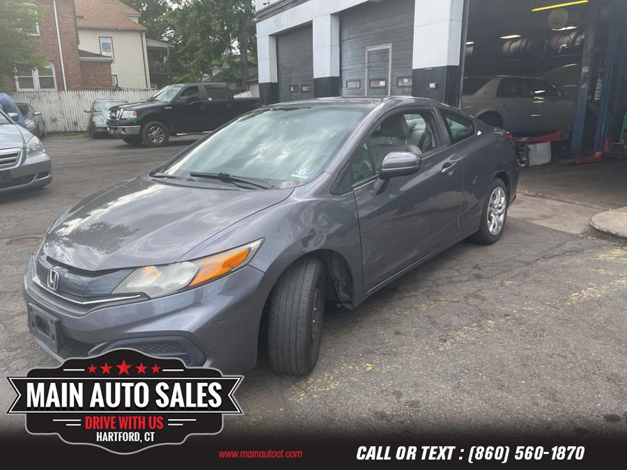 Used Honda Civic Coupe 2dr CVT LX 2014 | Main Auto Sales LLC. Hartford, Connecticut Used Honda Civic Coupe 2dr CVT LX 2014 | Main Auto Sales LLC. Hartford, Connecticut