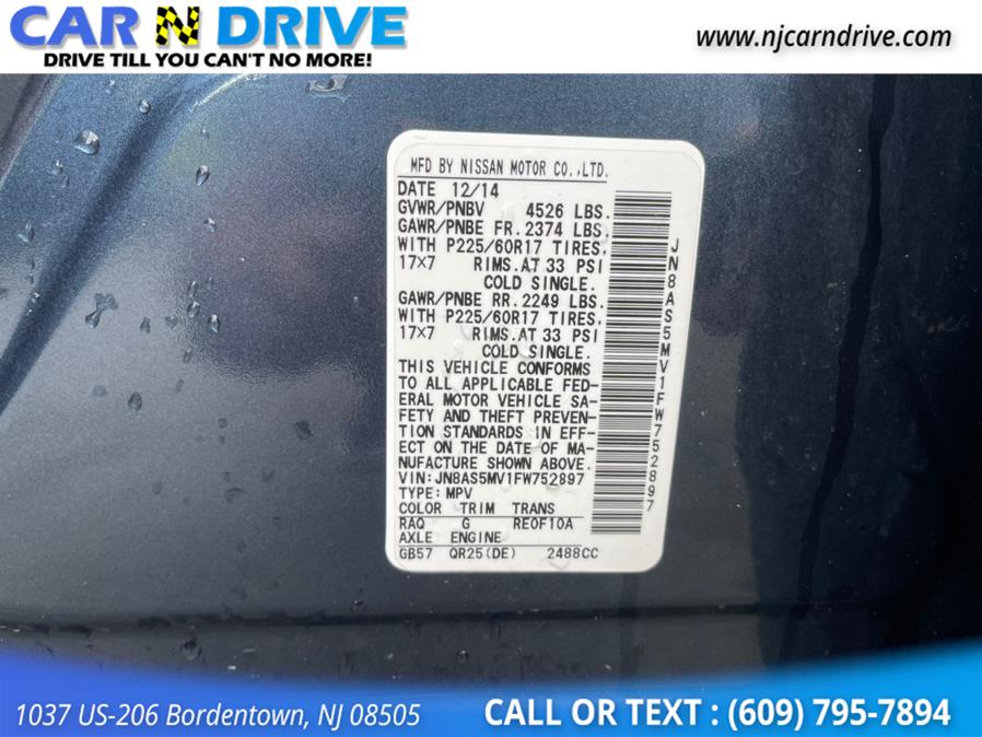 2015 Nissan Rogue Select S AWD, available for sale in Burlington, New Jersey | Car N Drive. Burlington, New Jersey 2015 Nissan Rogue Select S AWD, available for sale in Burlington, New Jersey | Car N Drive. Burlington, New Jersey