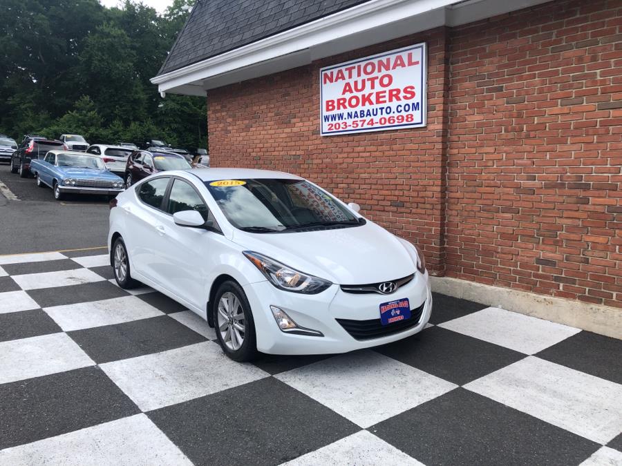 2015 Hyundai Elantra 4dr Sdn Auto SE, available for sale in Waterbury, Connecticut | National Auto Brokers, Inc.. Waterbury, Connecticut