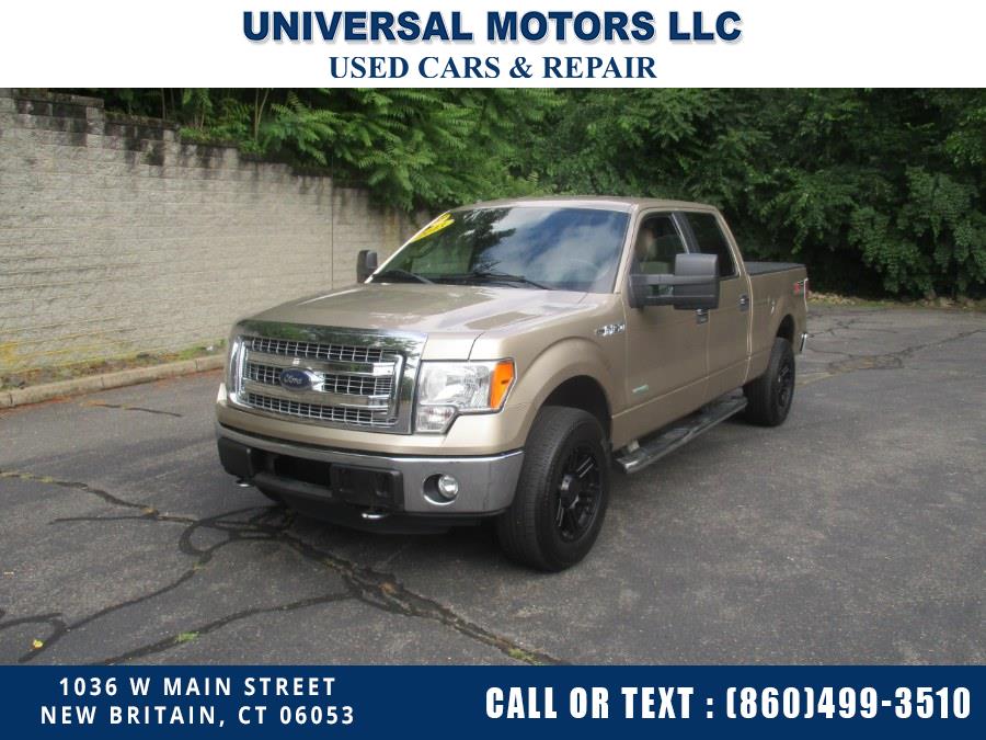 2013 Ford F-150 4WD SuperCrew 145" XLT, available for sale in New Britain, Connecticut | Universal Motors LLC. New Britain, Connecticut