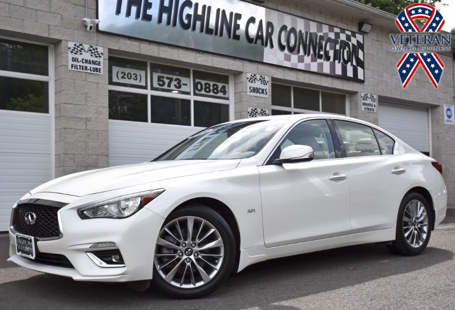 2019 INFINITI Q50 3.0t LUXE AWD, available for sale in Waterbury, Connecticut | Highline Car Connection. Waterbury, Connecticut 2019 INFINITI Q50 3.0t LUXE AWD, available for sale in Waterbury, Connecticut | Highline Car Connection. Waterbury, Connecticut