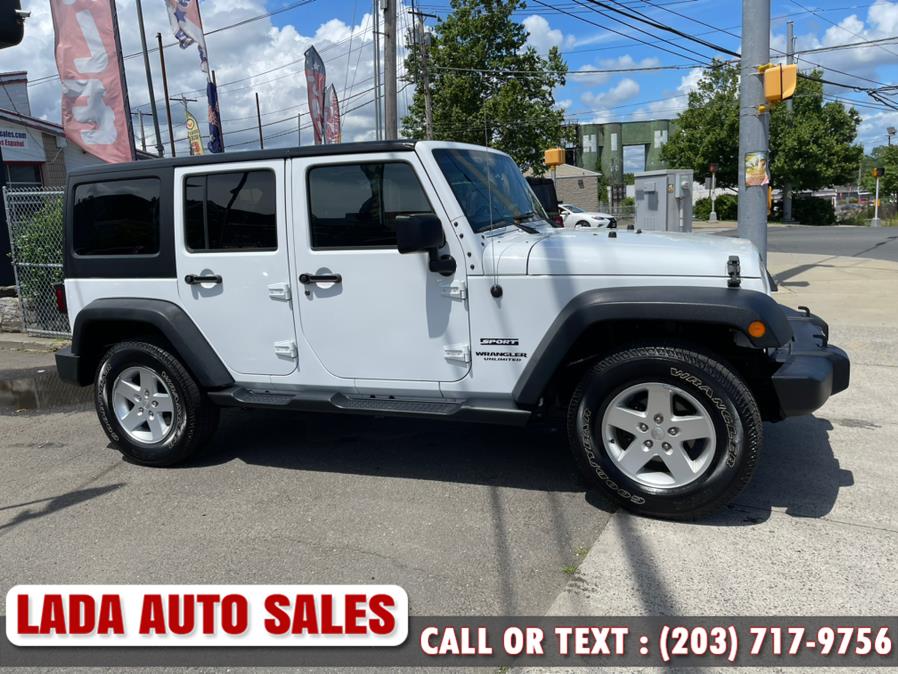 2016 Jeep Wrangler Unlimited 4WD 4dr Sport, available for sale in Bridgeport, Connecticut | Lada Auto Sales. Bridgeport, Connecticut 2016 Jeep Wrangler Unlimited 4WD 4dr Sport, available for sale in Bridgeport, Connecticut | Lada Auto Sales. Bridgeport, Connecticut