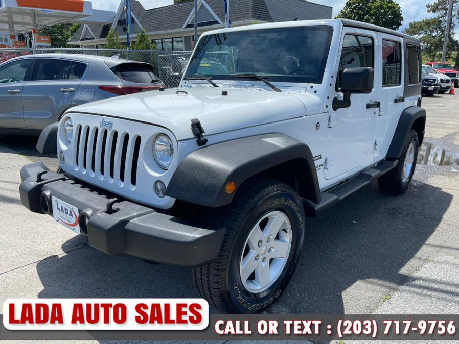 2016 Jeep Wrangler Unlimited 4WD 4dr Sport, available for sale in Bridgeport, Connecticut | Lada Auto Sales. Bridgeport, Connecticut 2016 Jeep Wrangler Unlimited 4WD 4dr Sport, available for sale in Bridgeport, Connecticut | Lada Auto Sales. Bridgeport, Connecticut