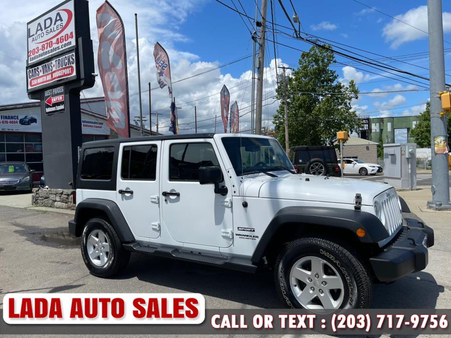 2016 Jeep Wrangler Unlimited 4WD 4dr Sport, available for sale in Bridgeport, Connecticut | Lada Auto Sales. Bridgeport, Connecticut 2016 Jeep Wrangler Unlimited 4WD 4dr Sport, available for sale in Bridgeport, Connecticut | Lada Auto Sales. Bridgeport, Connecticut