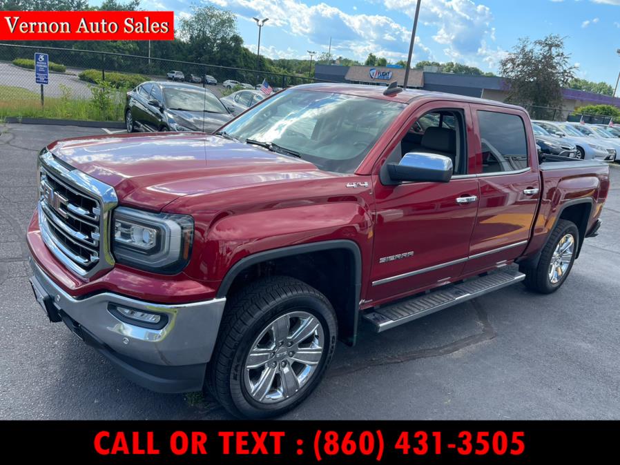 Used GMC Sierra 1500 4WD Crew Cab 143.5" SLT 2018 | Vernon Auto Sale & Service. Manchester, Connecticut Used GMC Sierra 1500 4WD Crew Cab 143.5" SLT 2018 | Vernon Auto Sale & Service. Manchester, Connecticut