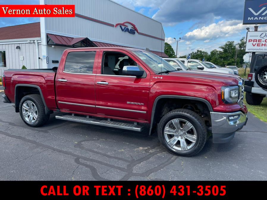 Used GMC Sierra 1500 4WD Crew Cab 143.5" SLT 2018 | Vernon Auto Sale & Service. Manchester, Connecticut Used GMC Sierra 1500 4WD Crew Cab 143.5" SLT 2018 | Vernon Auto Sale & Service. Manchester, Connecticut