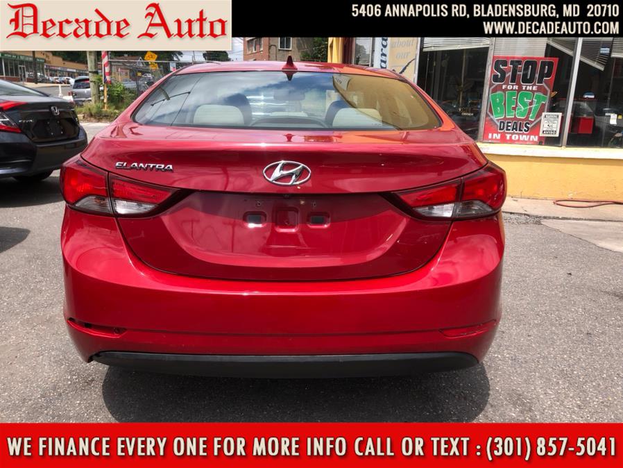 Used Hyundai Elantra 4dr Sdn Man SE (Ulsan Plant) 2015 | Decade Auto. Bladensburg, Maryland Used Hyundai Elantra 4dr Sdn Man SE (Ulsan Plant) 2015 | Decade Auto. Bladensburg, Maryland