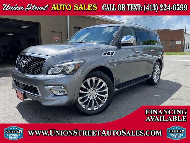 2015 INFINITI QX80 4WD 4dr, available for sale in West Springfield, Massachusetts | Union Street Auto Sales. West Springfield, Massachusetts