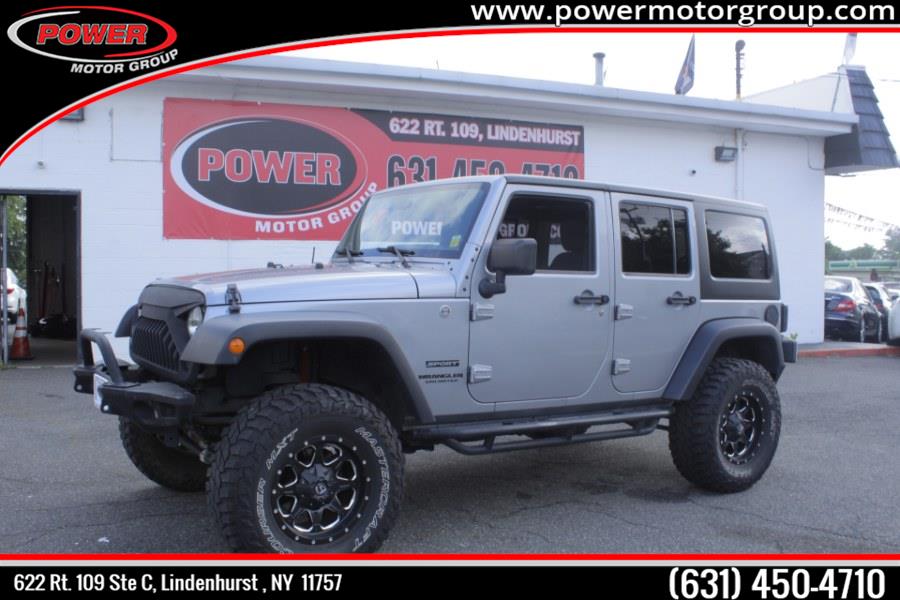 2014 Jeep Wrangler Unlimited 4WD 4dr Sport, available for sale in Lindenhurst, New York | Power Motor Group. Lindenhurst, New York
