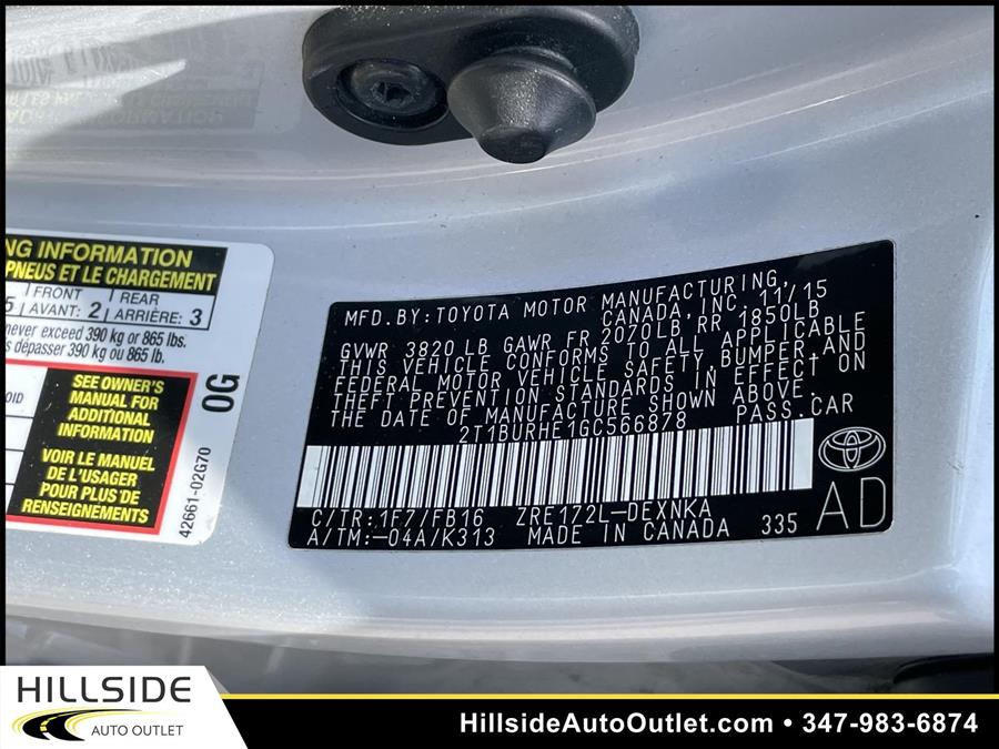 Used Toyota Corolla LE 2016 | Hillside Auto Outlet. Jamaica, New York Used Toyota Corolla LE 2016 | Hillside Auto Outlet. Jamaica, New York
