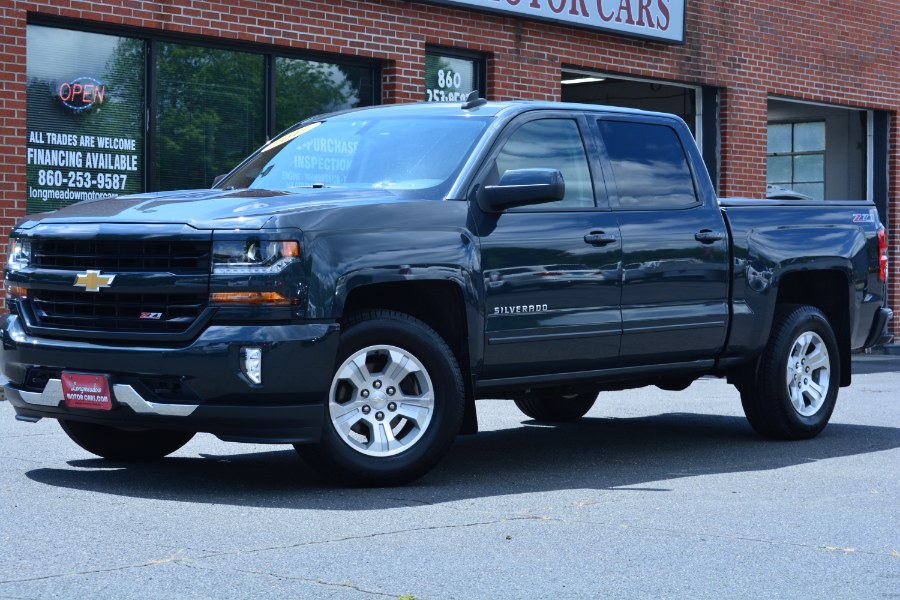 2017 Chevrolet Silverado 1500 4WD Crew Cab 143.5" LT w/1LT, available for sale in ENFIELD, Connecticut | Longmeadow Motor Cars. ENFIELD, Connecticut