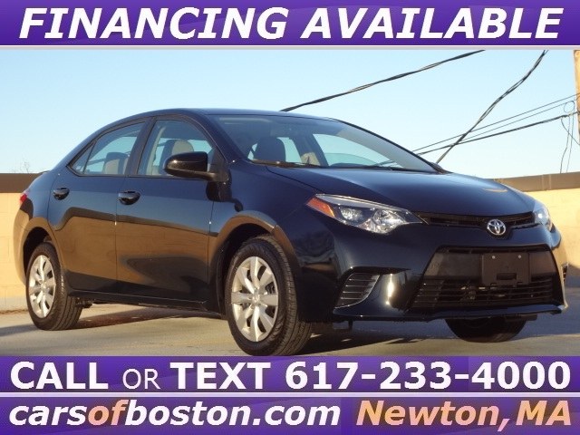 2014 Toyota Corolla 4dr Sdn CVT LE (Natl), available for sale in Newton, Massachusetts | Cars of Boston. Newton, Massachusetts 2014 Toyota Corolla 4dr Sdn CVT LE (Natl), available for sale in Newton, Massachusetts | Cars of Boston. Newton, Massachusetts