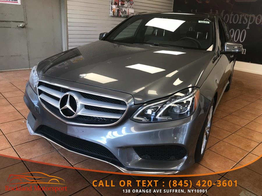 Used Mercedes-Benz E-Class 4dr Sdn E 350 Sport 4MATIC 2016 | Rockland Motor Sport. Suffren, New York Used Mercedes-Benz E-Class 4dr Sdn E 350 Sport 4MATIC 2016 | Rockland Motor Sport. Suffren, New York