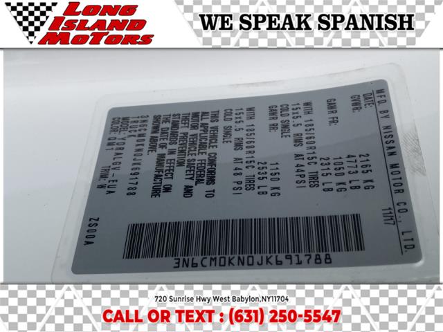 Used Nissan NV200 Compact Cargo I4 SV 2018 | Long Island Motors. West Babylon, New York Used Nissan NV200 Compact Cargo I4 SV 2018 | Long Island Motors. West Babylon, New York