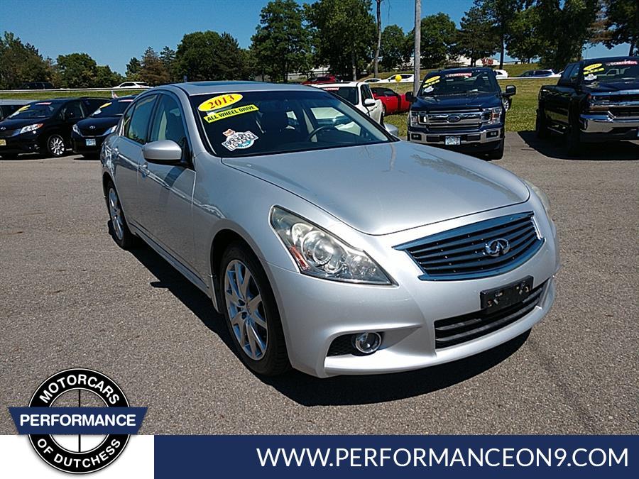 2013 Infiniti G37 Sedan 4dr x AWD, available for sale in Wappingers Falls, New York | Performance Motor Cars. Wappingers Falls, New York