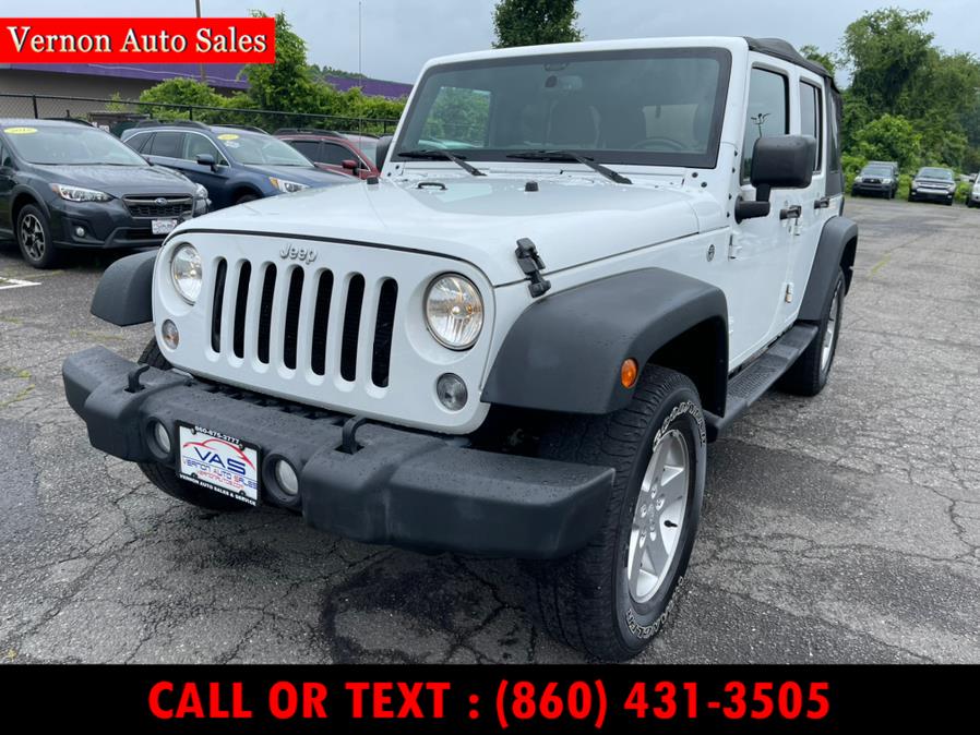 Used Jeep Wrangler Unlimited 4WD 4dr Sport 2016 | Vernon Auto Sale & Service. Manchester, Connecticut