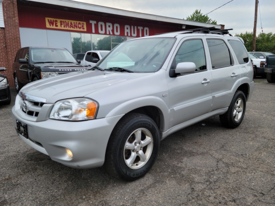 2005 Mazda Tribute 3.0L Auto s 4WD Leather & Sunroof, available for sale in East Windsor, Connecticut | Toro Auto. East Windsor, Connecticut