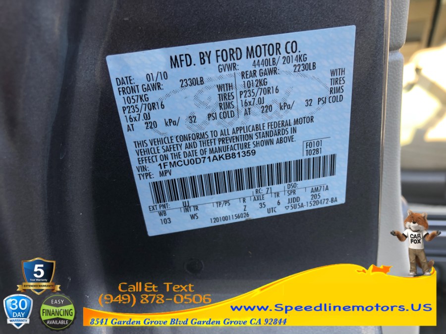Used Ford Escape FWD 4dr XLT 2010 | Speedline Motors. Garden Grove, California Used Ford Escape FWD 4dr XLT 2010 | Speedline Motors. Garden Grove, California