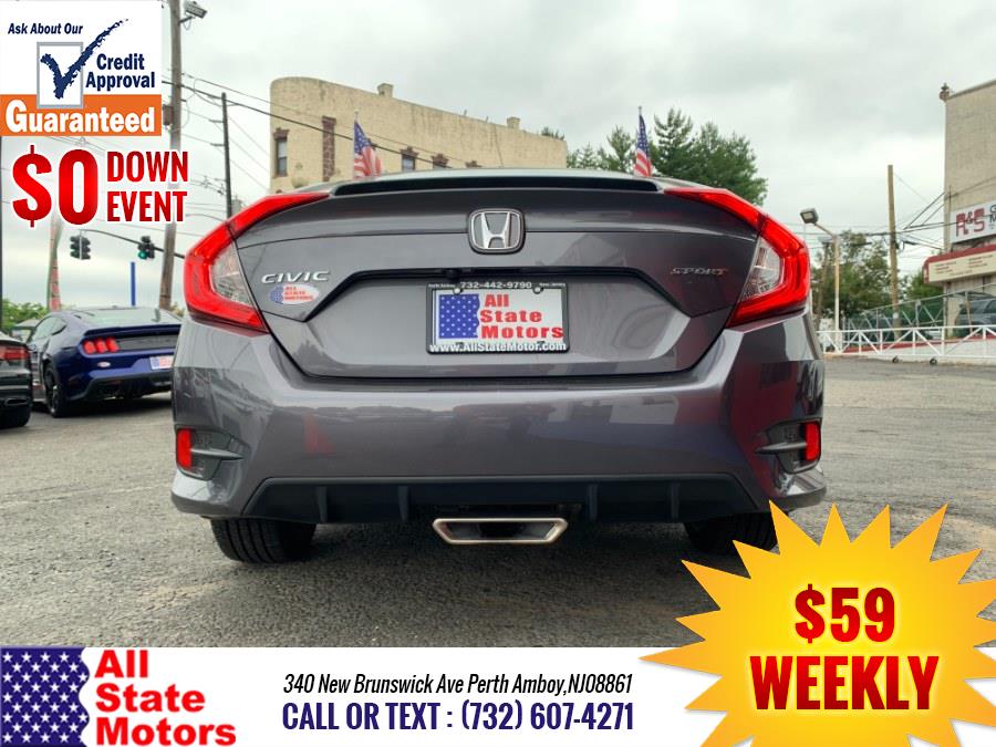 2019 Honda Civic Sedan Sport CVT, available for sale in Perth Amboy, New Jersey | All State Motor Inc. Perth Amboy, New Jersey 2019 Honda Civic Sedan Sport CVT, available for sale in Perth Amboy, New Jersey | All State Motor Inc. Perth Amboy, New Jersey