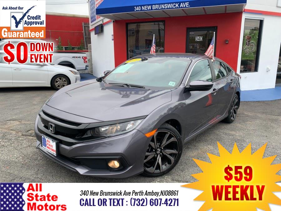 2019 Honda Civic Sedan Sport CVT, available for sale in Perth Amboy, New Jersey | All State Motor Inc. Perth Amboy, New Jersey