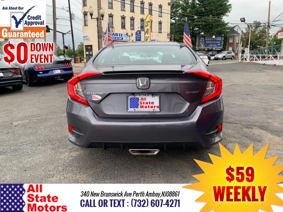 2019 Honda Civic Sedan Sport CVT, available for sale in Perth Amboy, New Jersey | All State Motor Inc. Perth Amboy, New Jersey 2019 Honda Civic Sedan Sport CVT, available for sale in Perth Amboy, New Jersey | All State Motor Inc. Perth Amboy, New Jersey