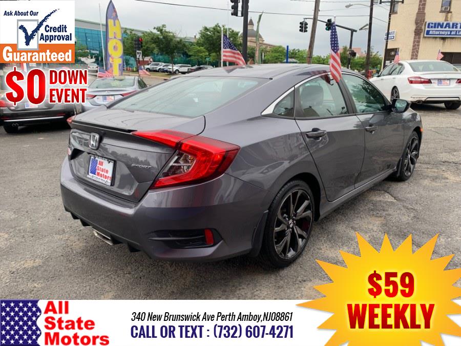 2019 Honda Civic Sedan Sport CVT, available for sale in Perth Amboy, New Jersey | All State Motor Inc. Perth Amboy, New Jersey 2019 Honda Civic Sedan Sport CVT, available for sale in Perth Amboy, New Jersey | All State Motor Inc. Perth Amboy, New Jersey
