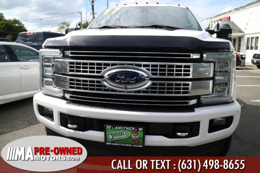 2017 Ford Super Duty F-350 SRW Platinum 4WD Crew Cab 8'' Box, available for sale in Huntington Station, New York | M & A Motors. Huntington Station, New York 2017 Ford Super Duty F-350 SRW Platinum 4WD Crew Cab 8'' Box, available for sale in Huntington Station, New York | M & A Motors. Huntington Station, New York