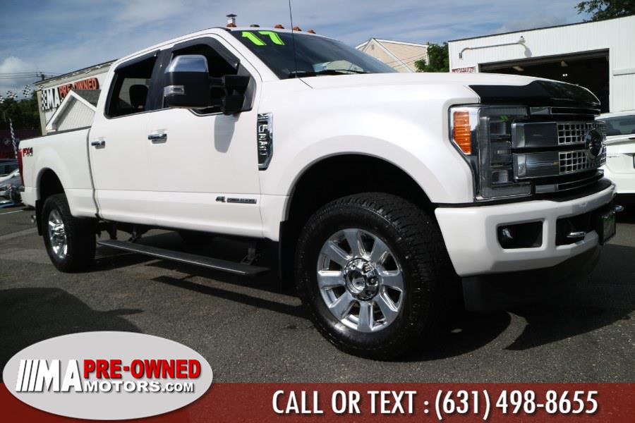 2017 Ford Super Duty F-350 SRW Platinum 4WD Crew Cab 8'' Box, available for sale in Huntington Station, New York | M & A Motors. Huntington Station, New York 2017 Ford Super Duty F-350 SRW Platinum 4WD Crew Cab 8'' Box, available for sale in Huntington Station, New York | M & A Motors. Huntington Station, New York