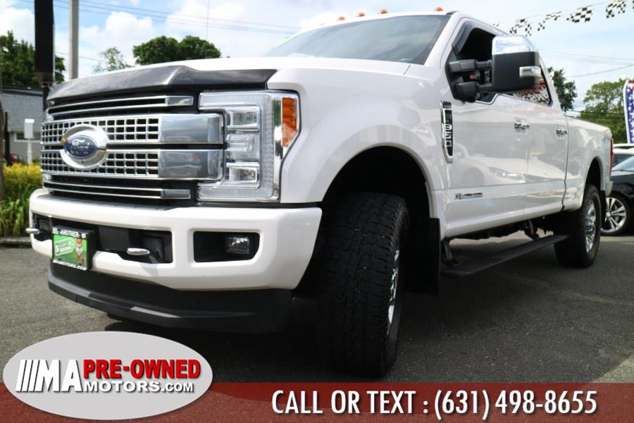 2017 Ford Super Duty F-350 SRW Platinum 4WD Crew Cab 8'' Box, available for sale in Huntington Station, New York | M & A Motors. Huntington Station, New York 2017 Ford Super Duty F-350 SRW Platinum 4WD Crew Cab 8'' Box, available for sale in Huntington Station, New York | M & A Motors. Huntington Station, New York