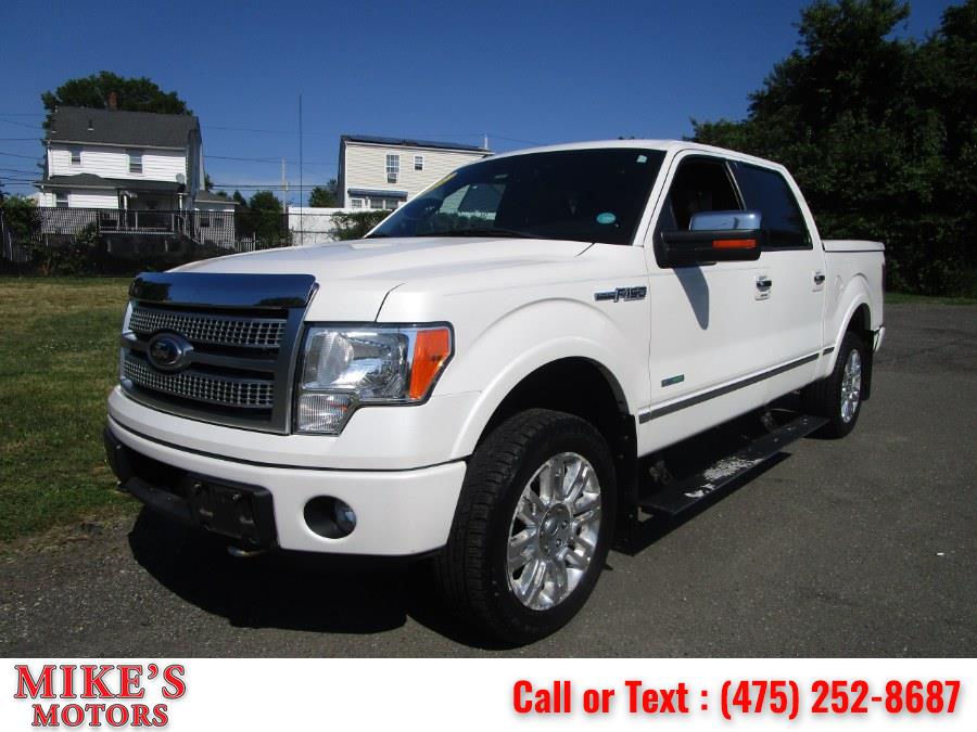 Used Ford F-150 4WD SuperCrew 145" Platinum 2012 | Mike's Motors LLC. Stratford, Connecticut