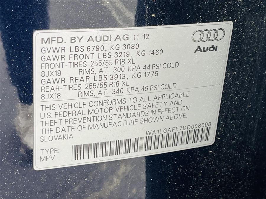 Used Audi Q7 quattro 4dr 3.0T Premium Plus 2013 | Sunrise Auto Outlet. Amityville, New York Used Audi Q7 quattro 4dr 3.0T Premium Plus 2013 | Sunrise Auto Outlet. Amityville, New York