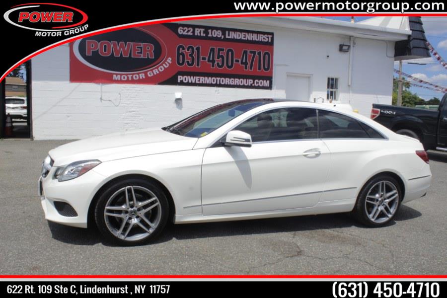 2015 Mercedes-Benz E-Class 2dr Cpe E 400 4MATIC, available for sale in Lindenhurst, New York | Power Motor Group. Lindenhurst, New York